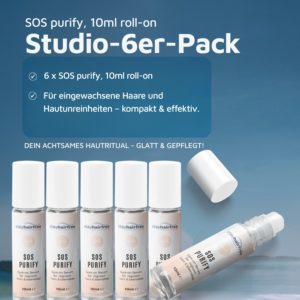 STAY HAIRFREE SOS Purify – Studio-6er-Pack, 10 ml Roll-on