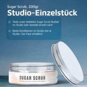 STAY HAIRFREE Sugar Scrub – Studio-Einzelstück, 200 g