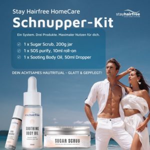 STAY HAIRFREE HomeCare Schnupperkit (3 Produkte)