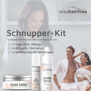 STAY HAIRFREE HomeCare Schnupperkit (3 Produkte)
