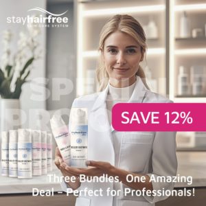 STAY HAIRFREE Enzym-DUO Profi-Bundle, 180 ml