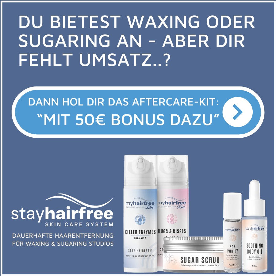 STAY HAIRFREE AFTERCARE-KIT inkl. 50€ Bonus (4 Produkte) – Bild 2