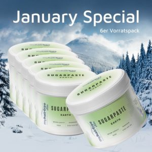 Sugarpaste EARTH 6er Vorratspack - January Special