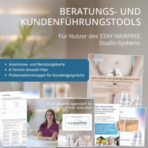 STAY HAIRFREE Beratungs- und Kundenführungstools